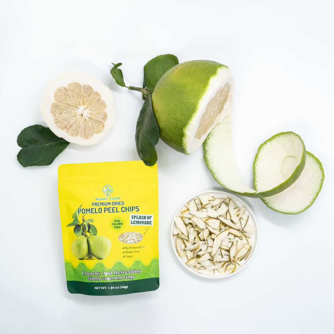 How Freeze-Dried Pomelo Peel Chips Are a Sustainable Snack
