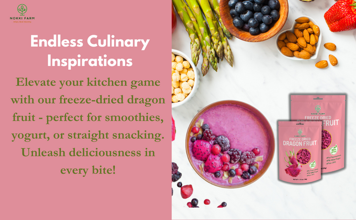 Delicious Recipes with Freeze-Dried Dragon Fruit