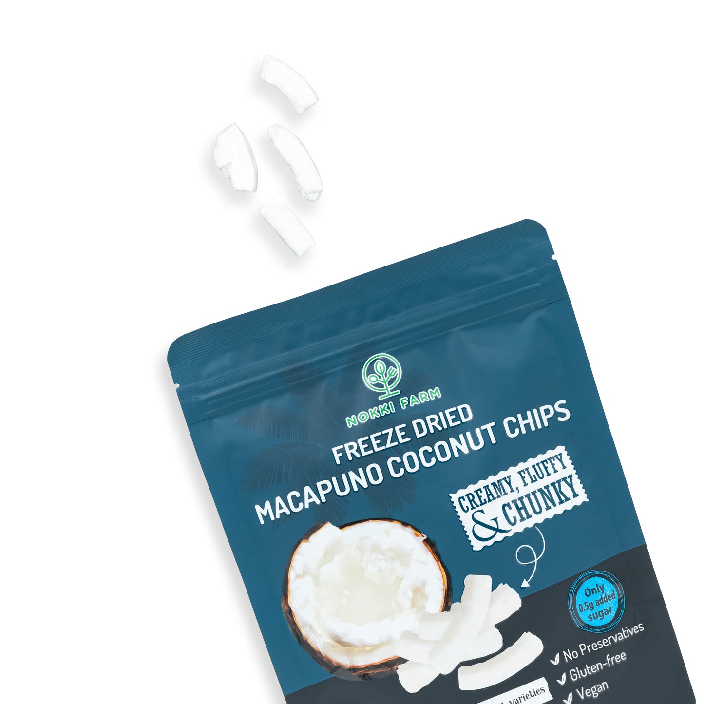 Freeze Dried Macapuno Coconut Chips
