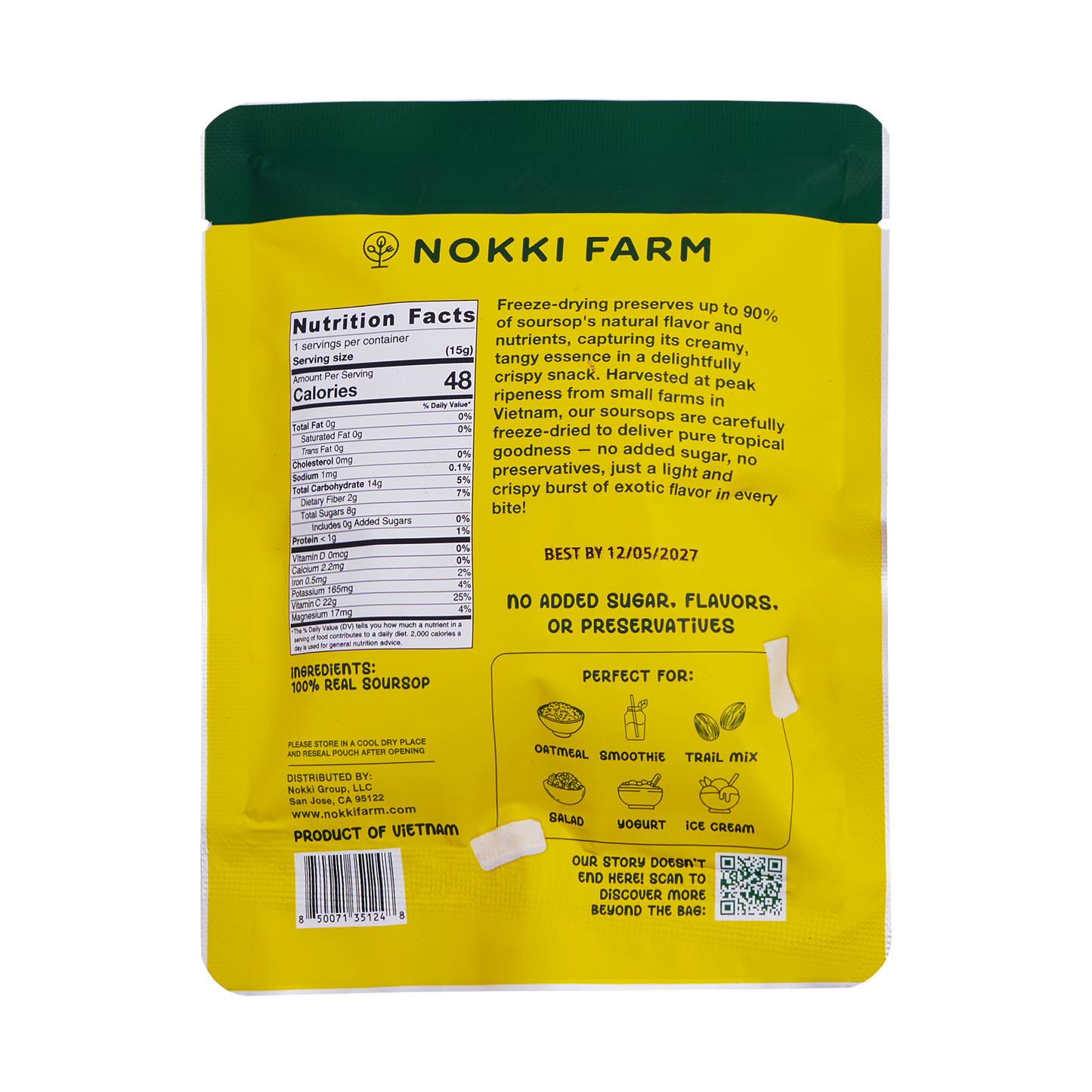 Freeze-Dried Soursop Crisps