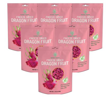 Freeze Dried Red Dragon Fruit - Pack of 6